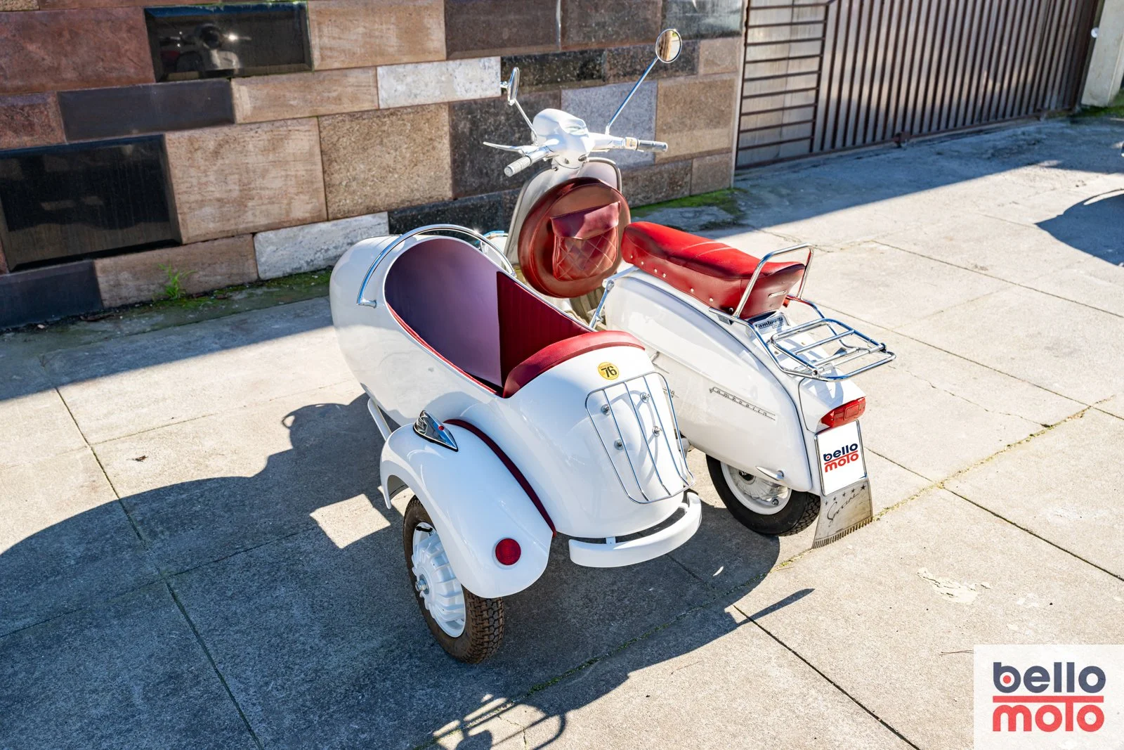 1966 LAMBRETTA SX200 SIDECAR #L90 — Bello Moto SF